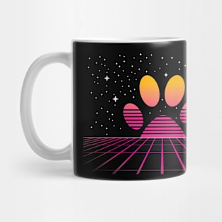 80's Sunset for Dog Lovers Mug